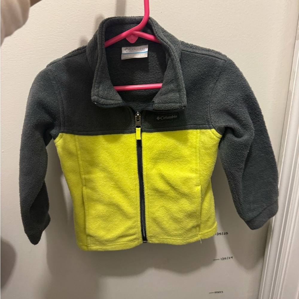 Columbia Kids Jacket - Gray and Yellow